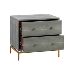 Pesce Shagreen Nightstand - UK