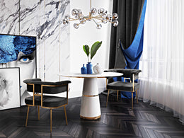 Astrid Grey Velvet Chair - UK