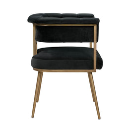 Astrid Grey Velvet Chair - UK