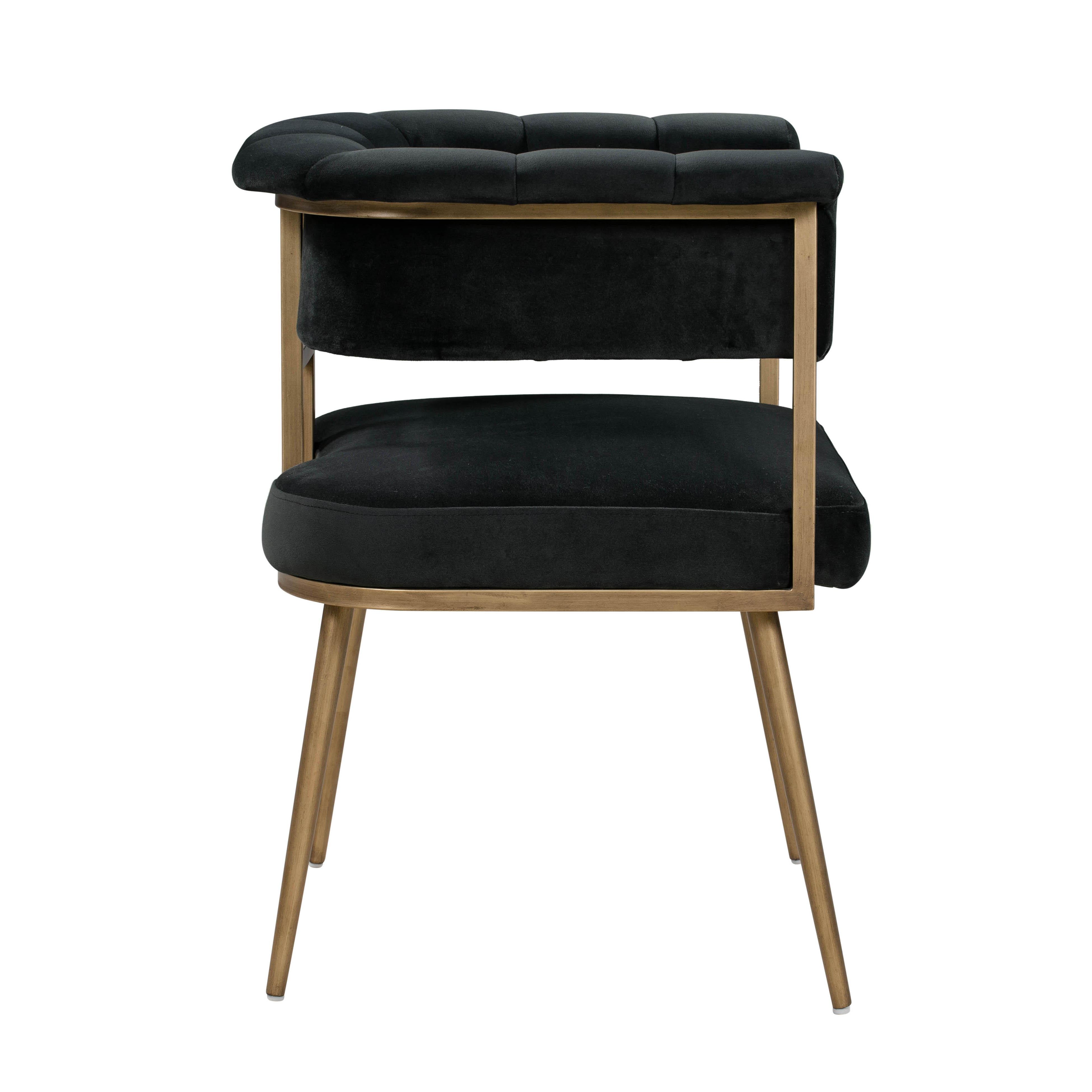 Astrid Grey Velvet Chair - UK