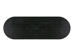 Rishi Black Rope Oval Table