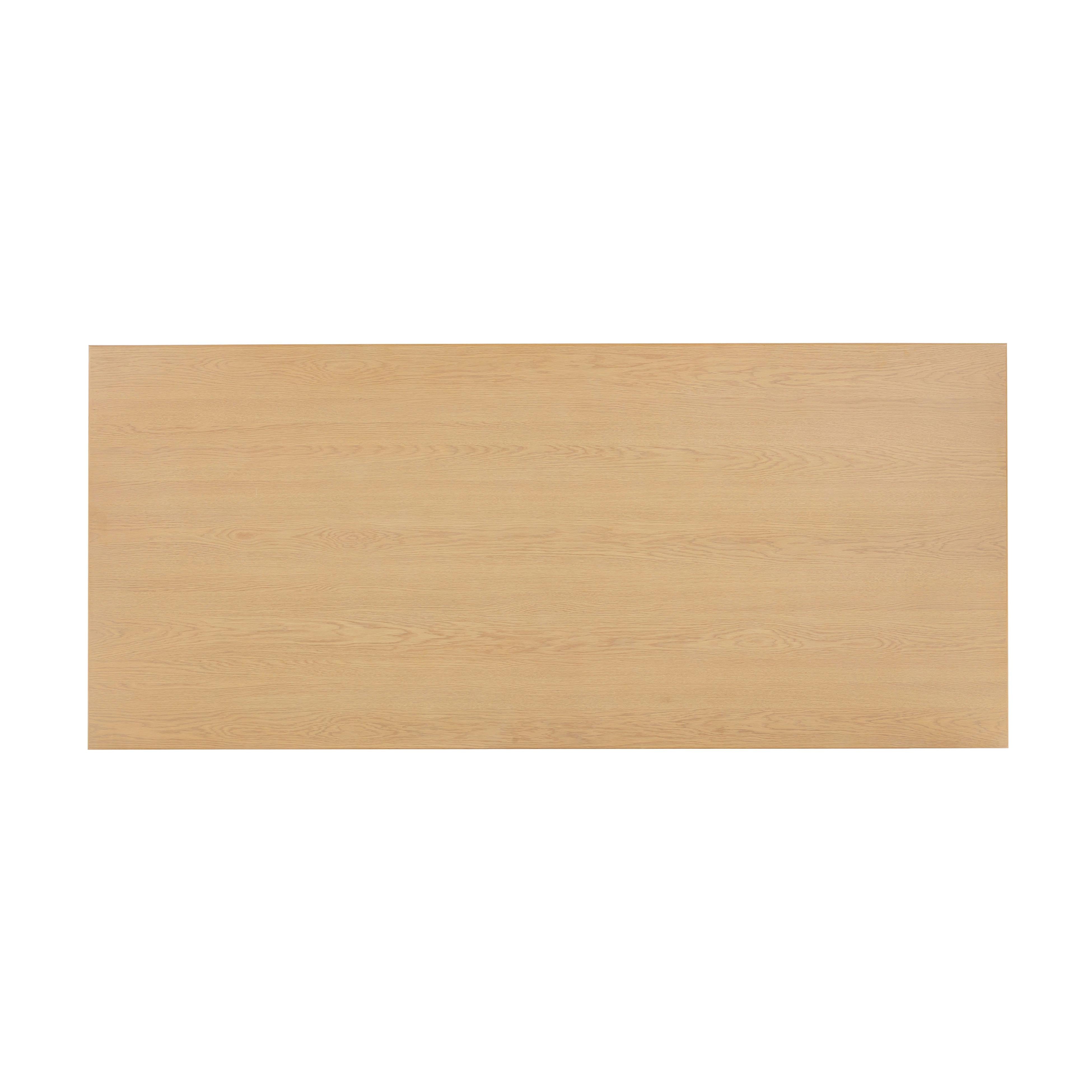 Chelsea Natural Oak Wood Rectangular Dining Table - UK