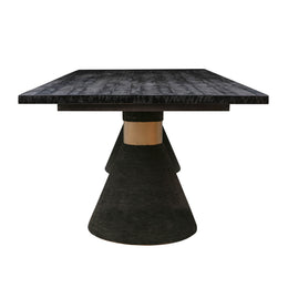 Rishi Black Rope Rectangular Table