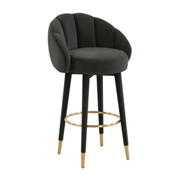 Myla Black Swivel Bar Stool - UK