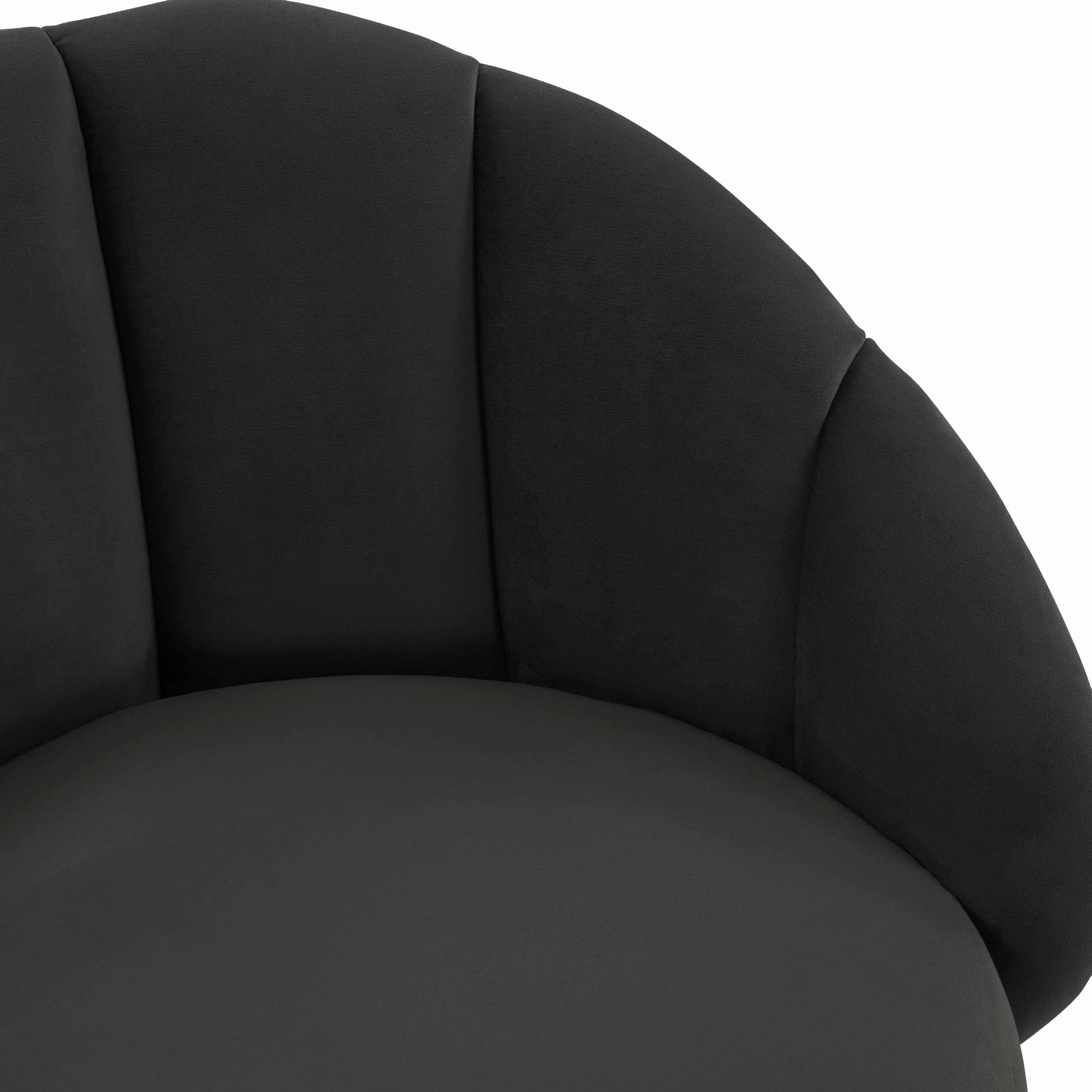 Myla Black Swivel Bar Stool - UK