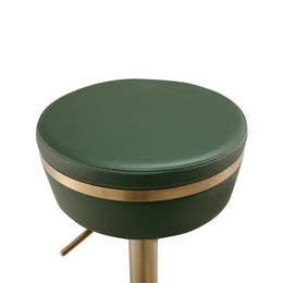 Astro Malachite Green and Gold Adjustable Stool - UK