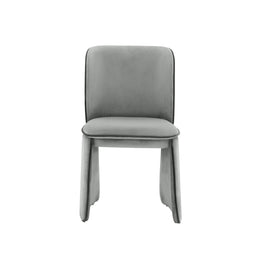 Kinsley Grey Velvet Dining Chair