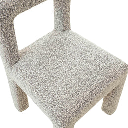 Hazel Grey Boucle Dining Chair - UK