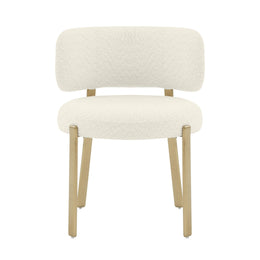 Margaret Cream Performance Boucle Dining Chair