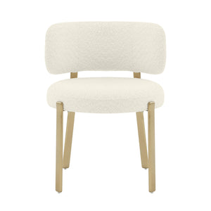 Margaret Cream Performance Boucle Dining Chair