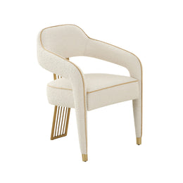 Corralis Cream Boucle Dining Chair - UK