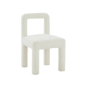 Hazel Cream Boucle Dining Chair - UK