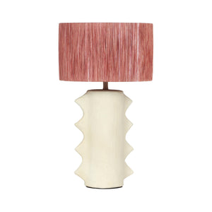 Wild Thing Papier Mache Table Lamp
