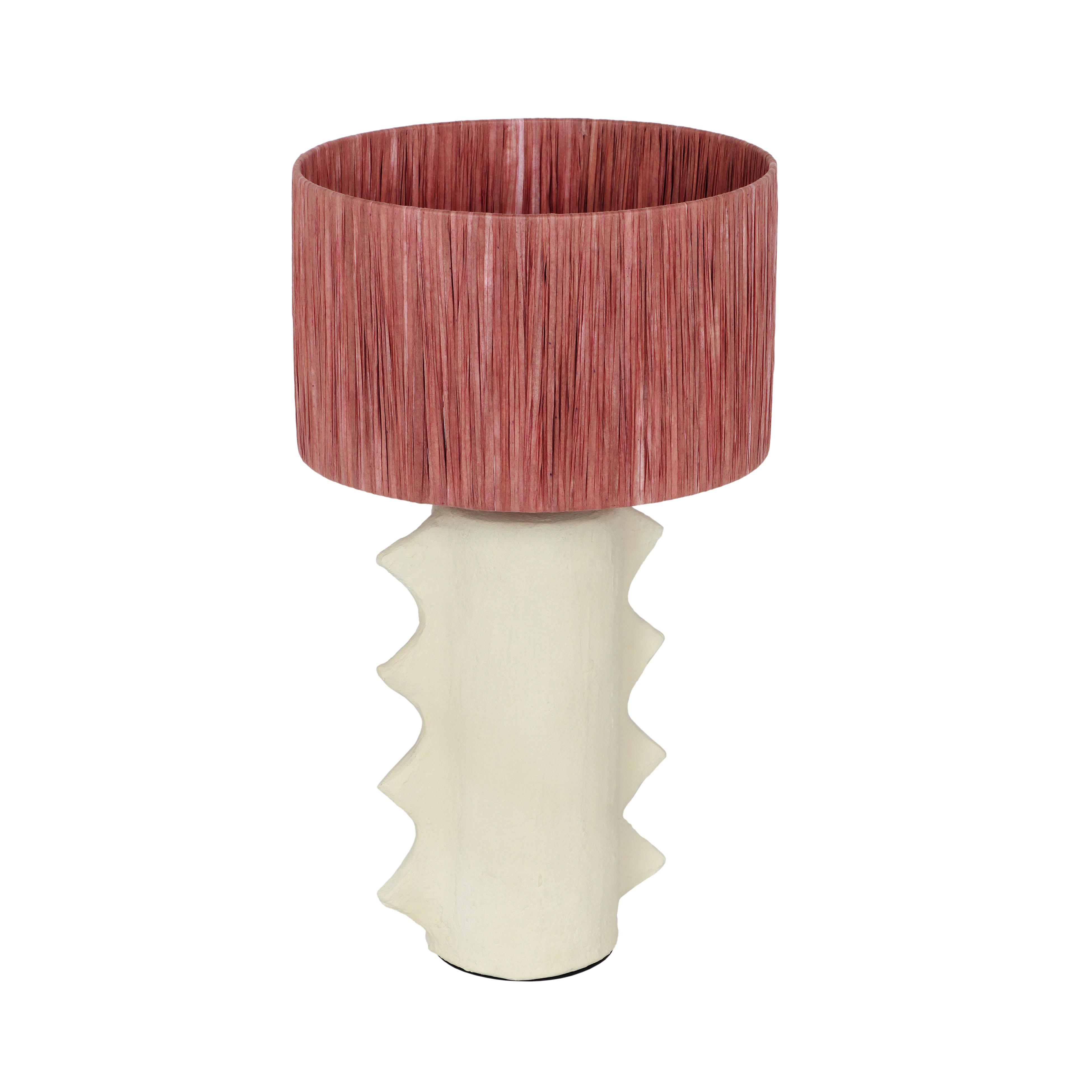 Wild Thing Papier Mache Table Lamp