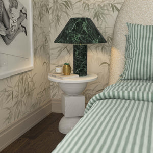 Mable Spider Green Marble Table Lamp