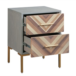 Quinn Grey Side Table