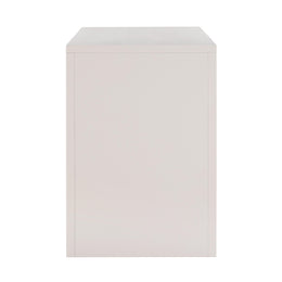 Suzie Cream & Rattan Executive Desk