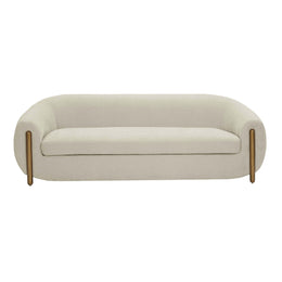 Lina Grey Textured Linen Sofa