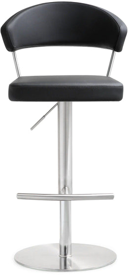 Cosmo Black Stainless Steel Barstool - UK