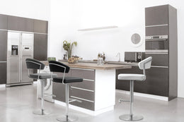 Cosmo White Stainless Steel Barstool - UK