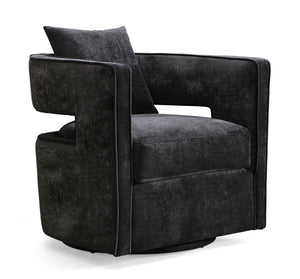 Kennedy Black Swivel Chair - UK