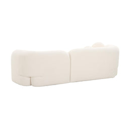 Amelie Cream Faux Fur Sofa - UK