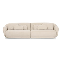 Misty Cream Boucle Modular 4-Seater Sofa