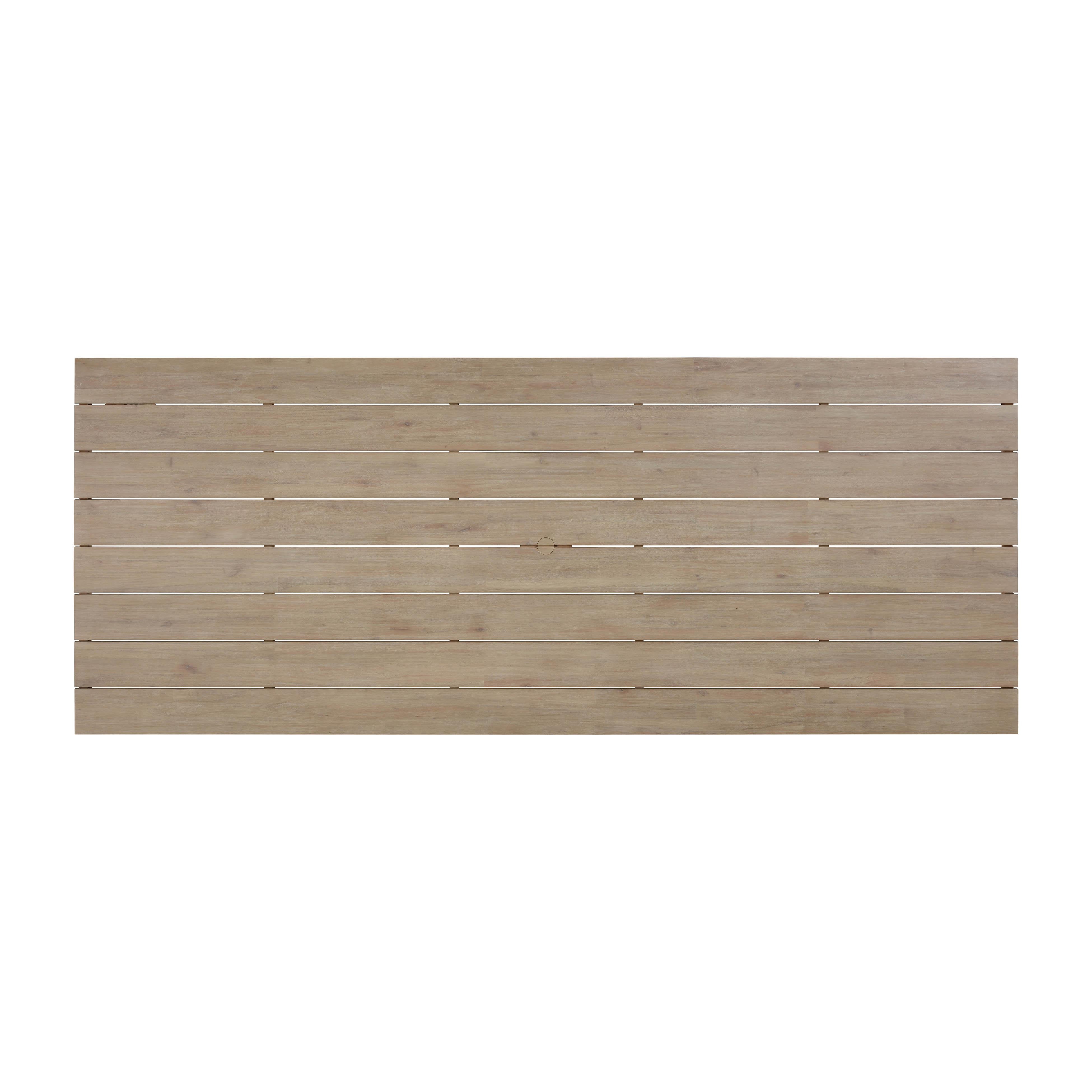 Cassie Natural 108 Inch Rectangular Outdoor Dining Table