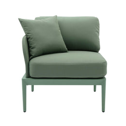 Kapri Moss Green Modular Outdoor LAF Corner Seat