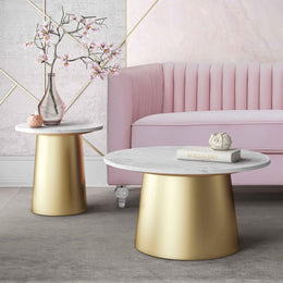 Bleeker Marble Side Table - UK
