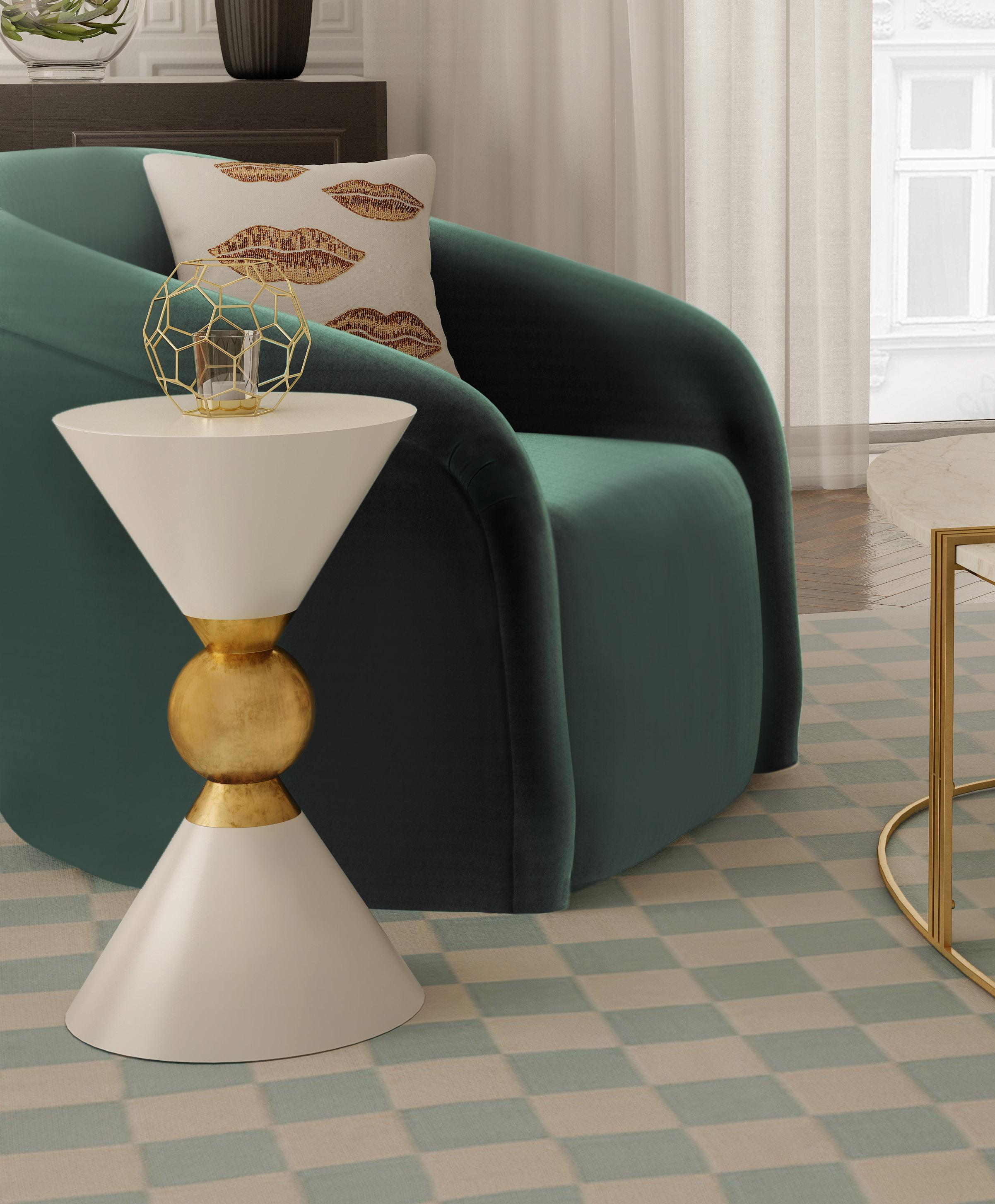 Balhi White Side Table - UK