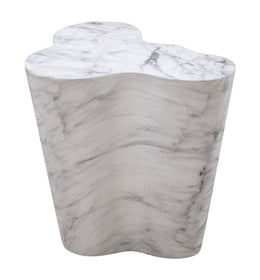 Slab Marble Tall Side Table - UK