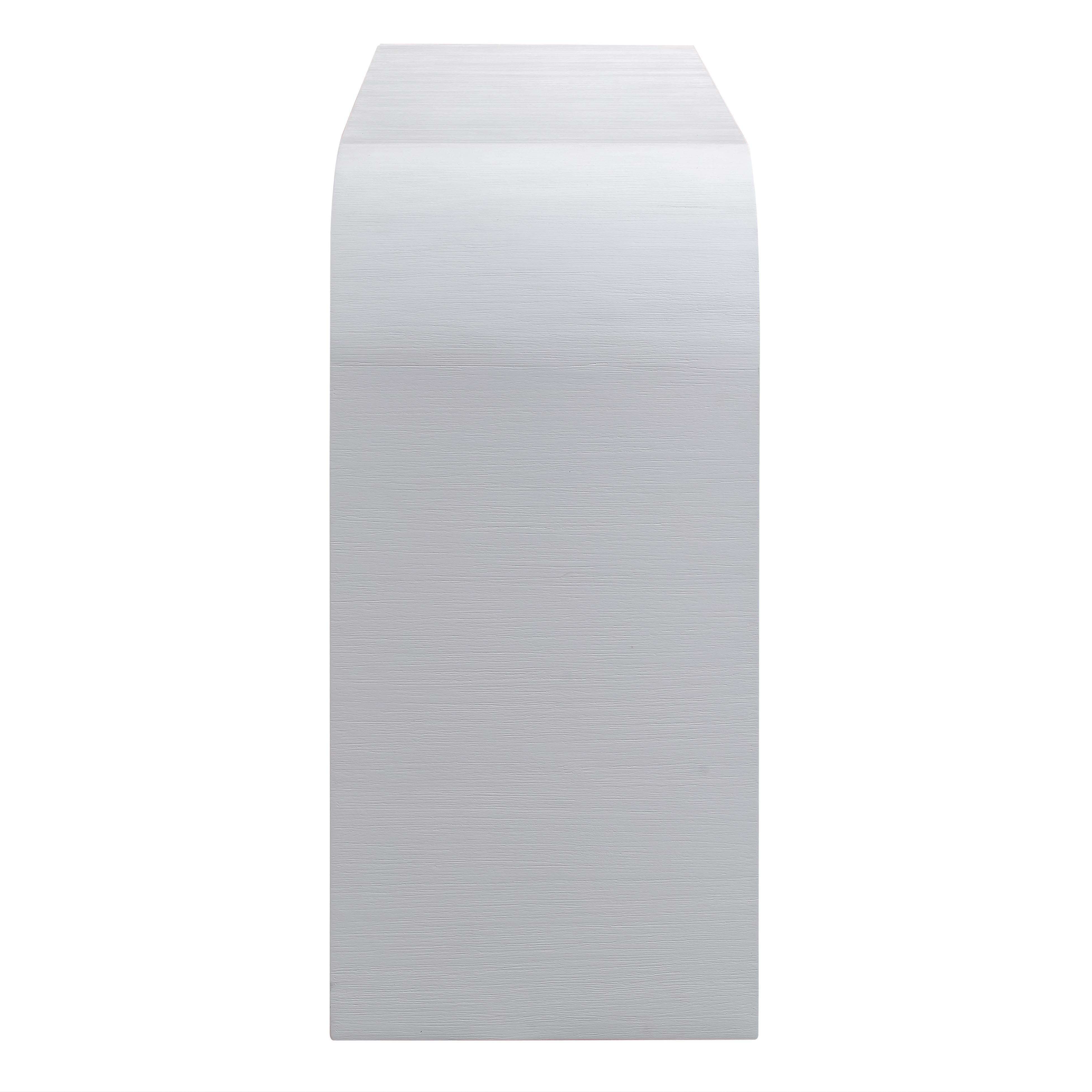 Hump White Console Table