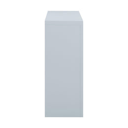 Suzie Pastel Blue & Rattan Console Table - UK