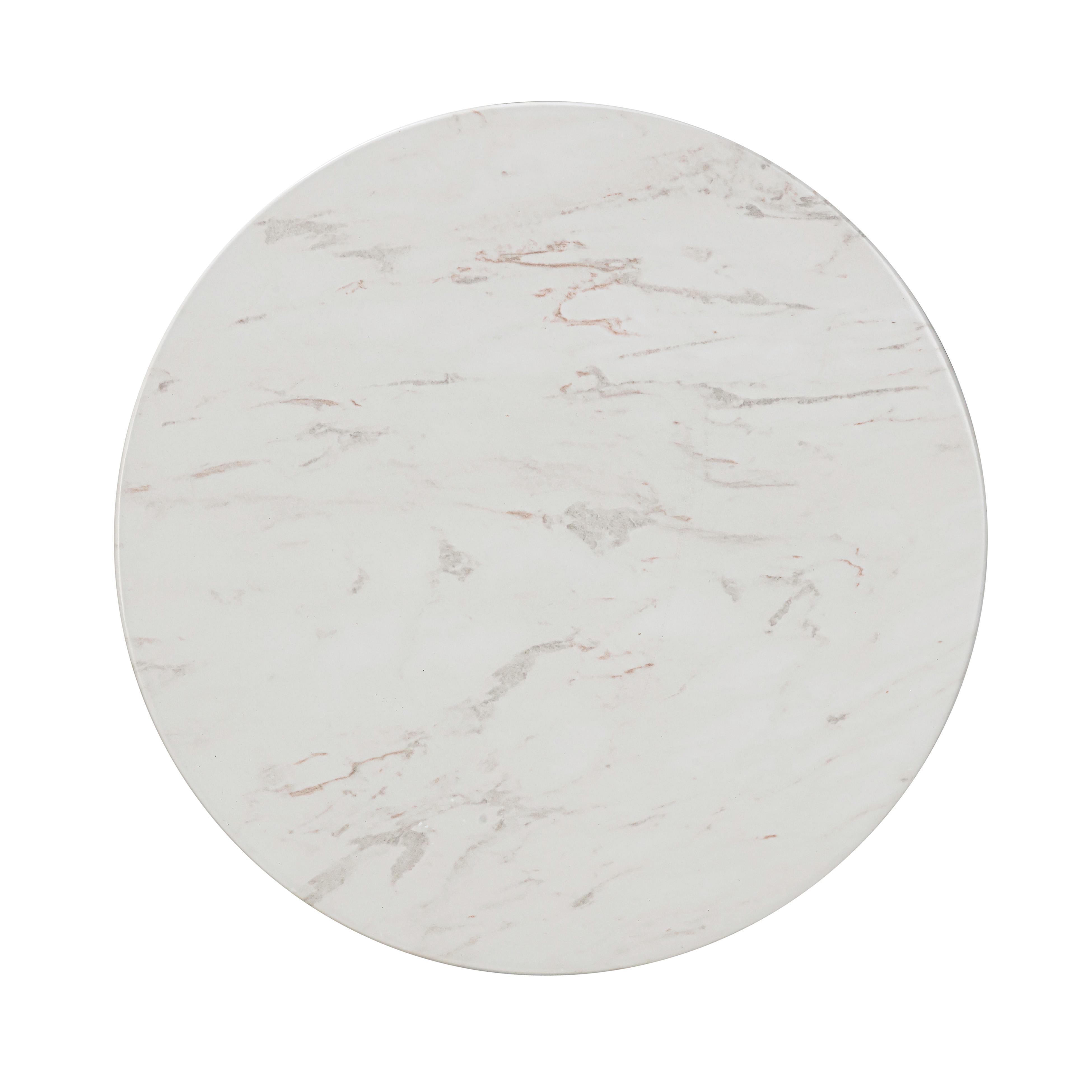 Chip Marble Print Indoor / Outdoor Side Table - UK
