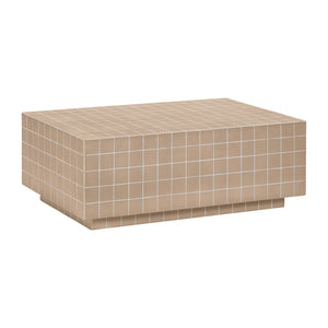 Mixie Taupe Tile Indoor / Outdoor Coffee Table