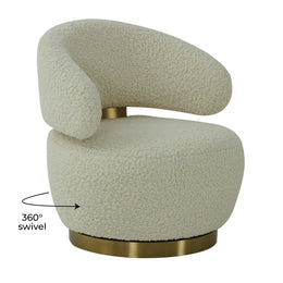 Austin Faux Shearling Chair