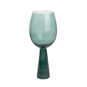 Rose Green Wine Glasses - Set of 4