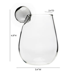 Boule Clear Water Glass - Set of 4