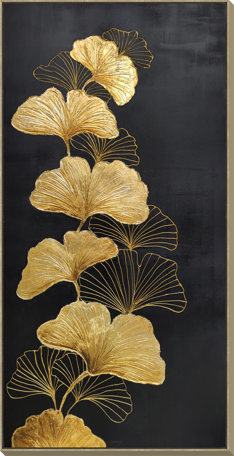 Hand Painted Textured Canvas In Frame Curated Canvas