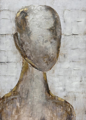 Hand Painted Textured Canvas Curated Canvas