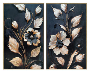 Hand Painted Textured Canvas Curated Canvas