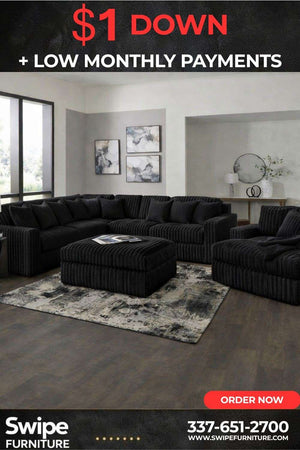 Ashley 25903 Stupendous Complete set ( Sectional , Ottoman , Chaise lounge Free Area Rug)