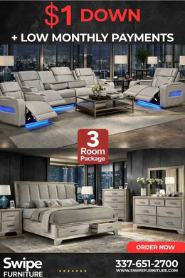 Manhattan Luxe Living & Bedroom Package