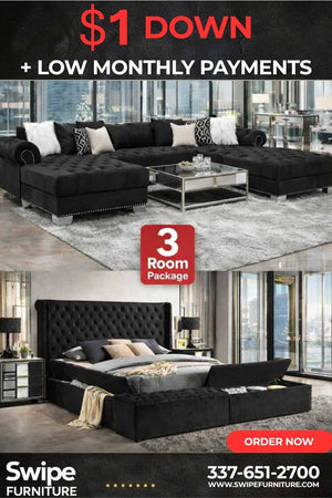 Park Hills 3 Room Package Free Mattress