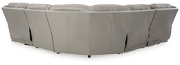 Dunleith 3-Piece Power Reclining Sectional Loveseat with Console