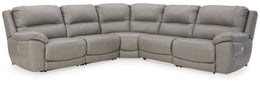 Dunleith 3-Piece Power Reclining Sectional Loveseat with Console