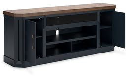 Landocken XL TV Stand w/Fireplace Option