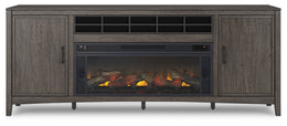 Montillan 84" TV Stand with Electric Fireplace