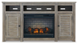Moreshire 72" TV Stand with Electric Fireplace
